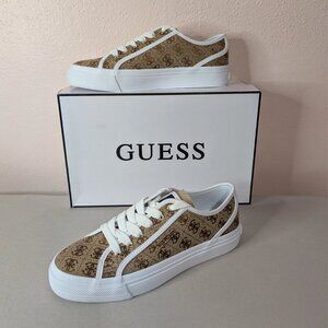 GUESS Women's 8 1/2 Jelexa Casual Shoe Sneaker Medium Brown 210